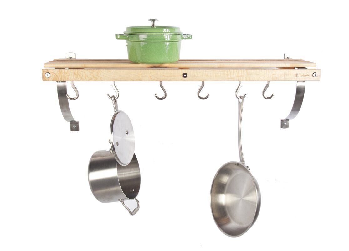 wall mounted pot racks for the kitchen